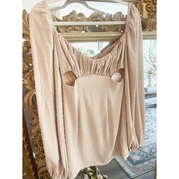 Rumer NWT Camille Mini Dress Sz XS Nude - Picture 3 of 10